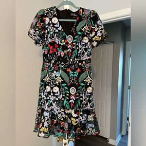 Sam Edelman embroidered dress size 2